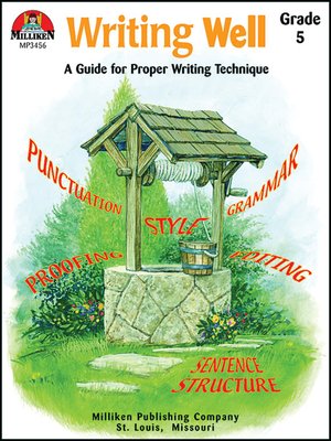 cover image of Writing Well Grade 5